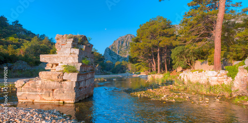 Fototapeta Naklejka Na Ścianę i Meble -  Olympos ancient city - Antalya, Turkey  M