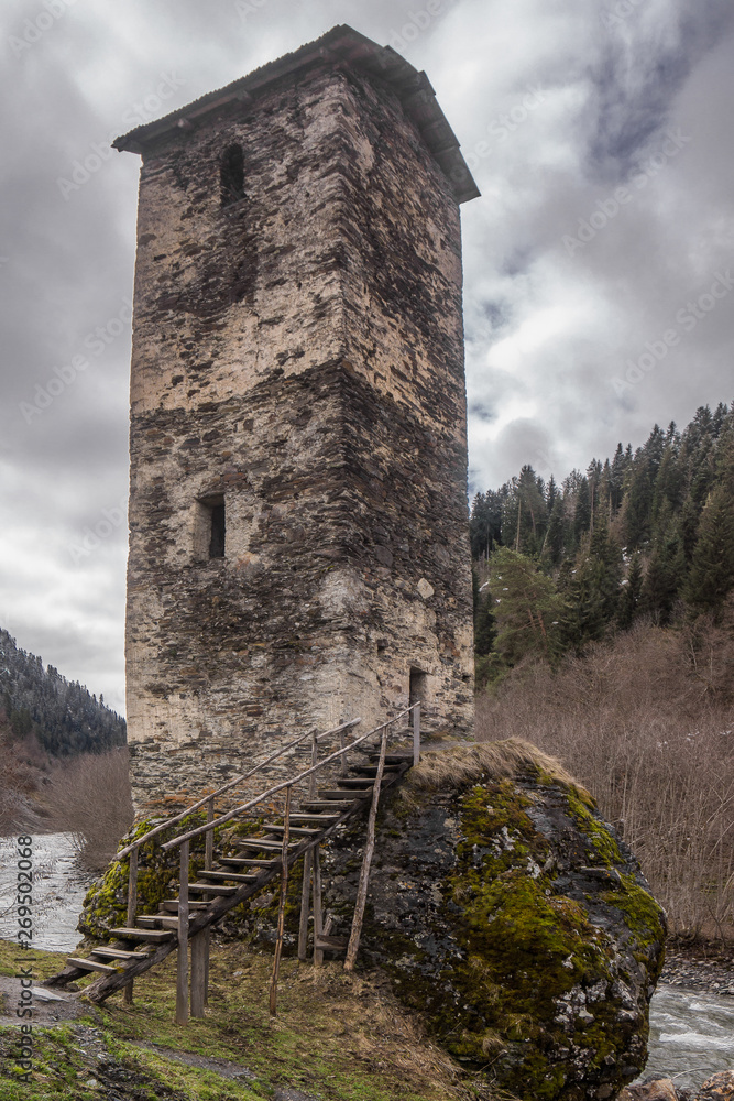 tower of love in svanetia