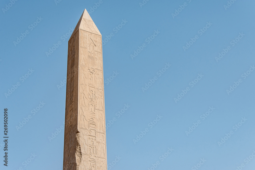 Obelisk of Thutmose At The Temple Of Amon-Ra, Karnak, Luxor Egypt