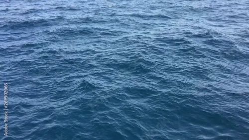 blue water ripple background and calm ocean view