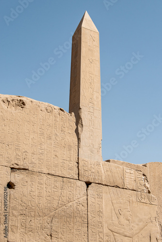 Obelisk of Thutmose At The Temple Of Amon-Ra, Karnak, Luxor Egypt