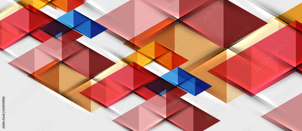 Abstract geometric background. Modern overlapping triangles. Unusual color shapes for your message. Business or tech presentation, app cover template Abstract geometric background. Modern overlapping triangles. Unusual color shapes for your message. Business or tech presentation, app cover template