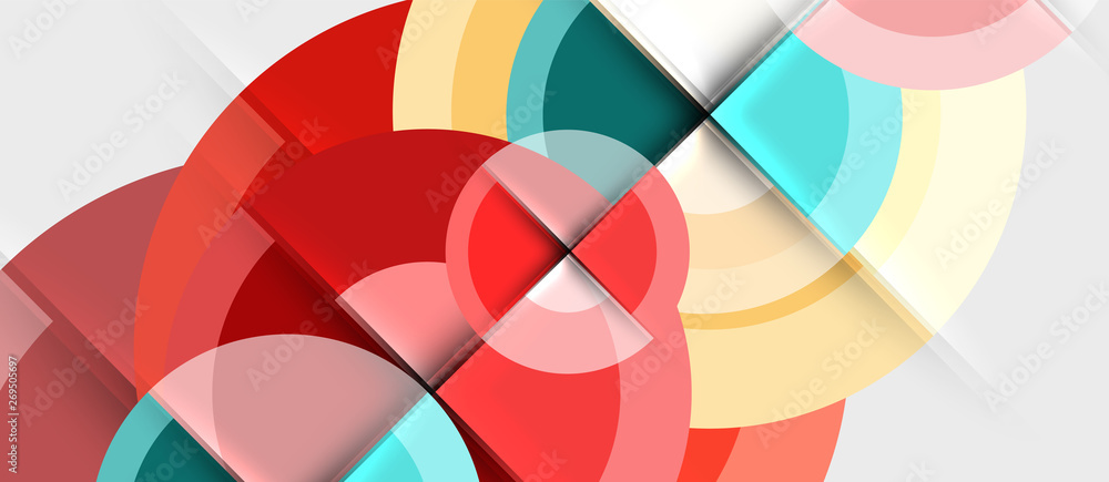Circular geometrical design template Circular geometrical design template