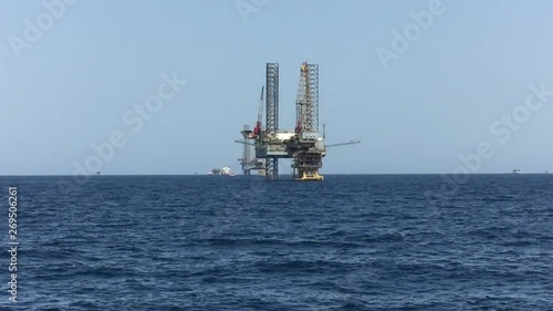 offshore oil drilling platform