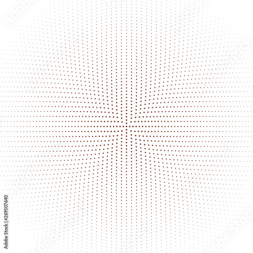 Abstract black and white circular dot pattern background