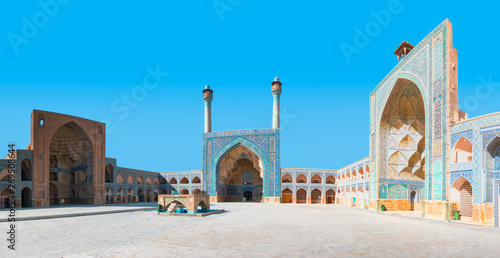 The Jameh Mosque - UNESCO World Heritage Site - Isfahan, Iran  photo