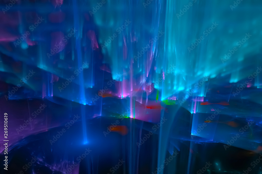 abstract digital fractal fantasy design  magic dynamic