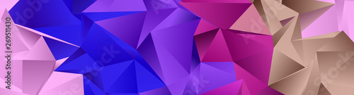 Abstract Low-Poly backgroun...