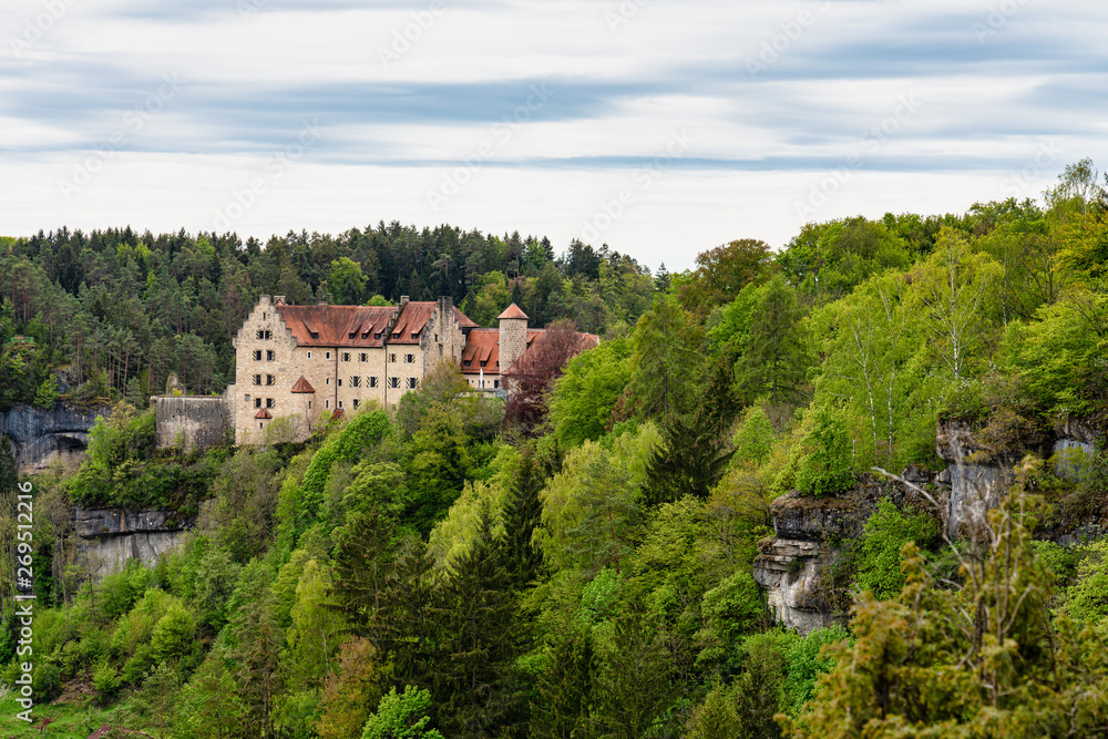Rabenstein caste in Fraconian Switzerland in Bavaria, Germany.