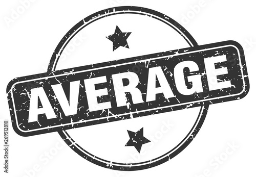 average grunge stamp