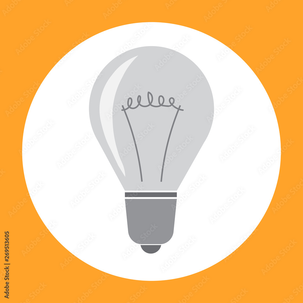 Icon of light bulb 