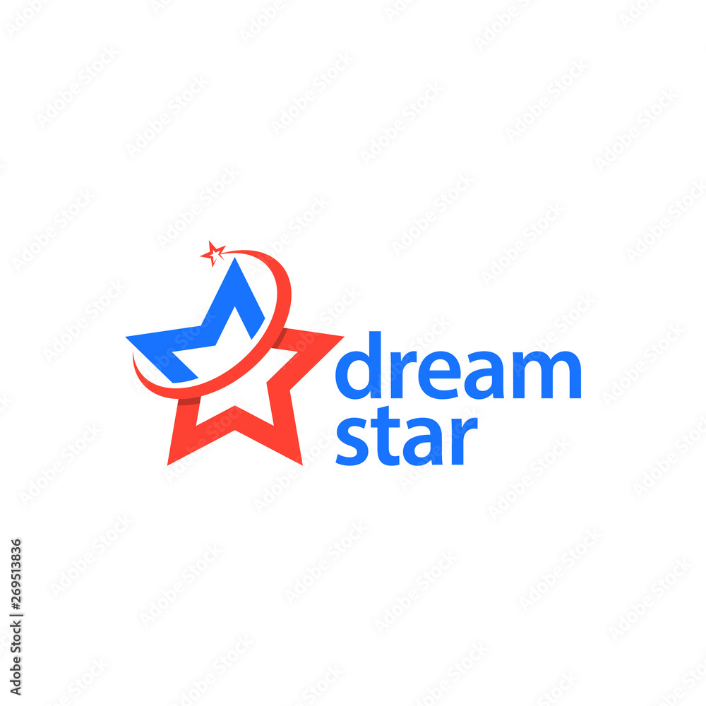 Star logo vector template. Design for banner, greeting cards or print. Star logo vector template. Design for banner, greeting cards or print.