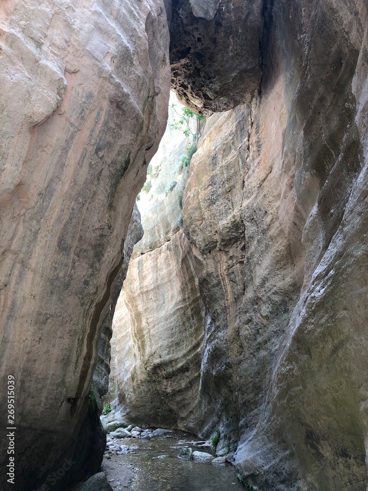 Avakas Gorge - canyon in Akamas, Cyprus, not far from Paphos