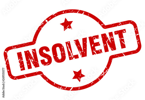 insolvent stamp