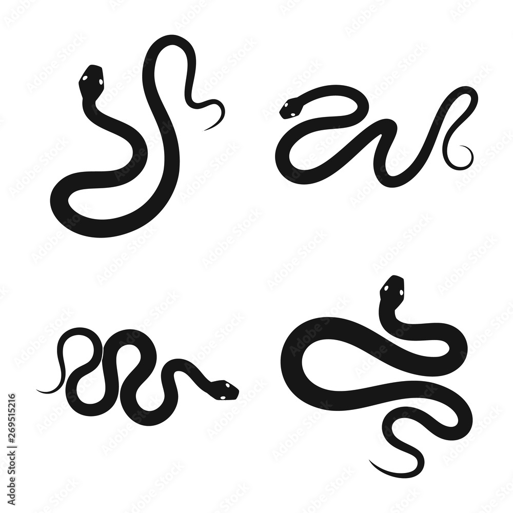 Isolated object of nature and medicine symbol. Set of nature and evil stock vector illustration.