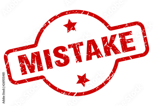 mistake stamp