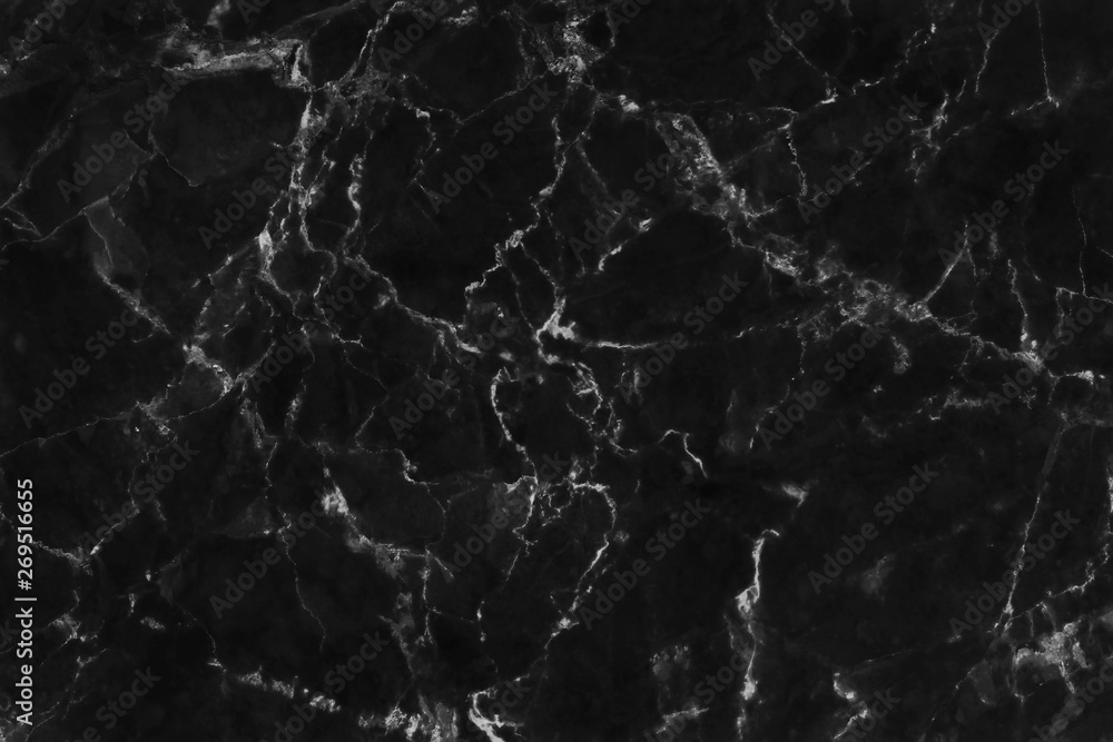 Black marble texture background with high resolution for interior or exterior, tile stone floor in natural pattern and seamless luxurious.