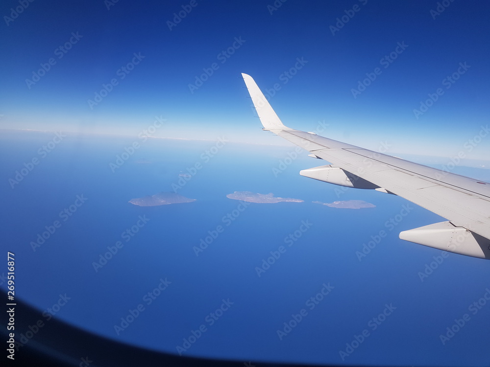 Fototapeta premium wing of an airplane