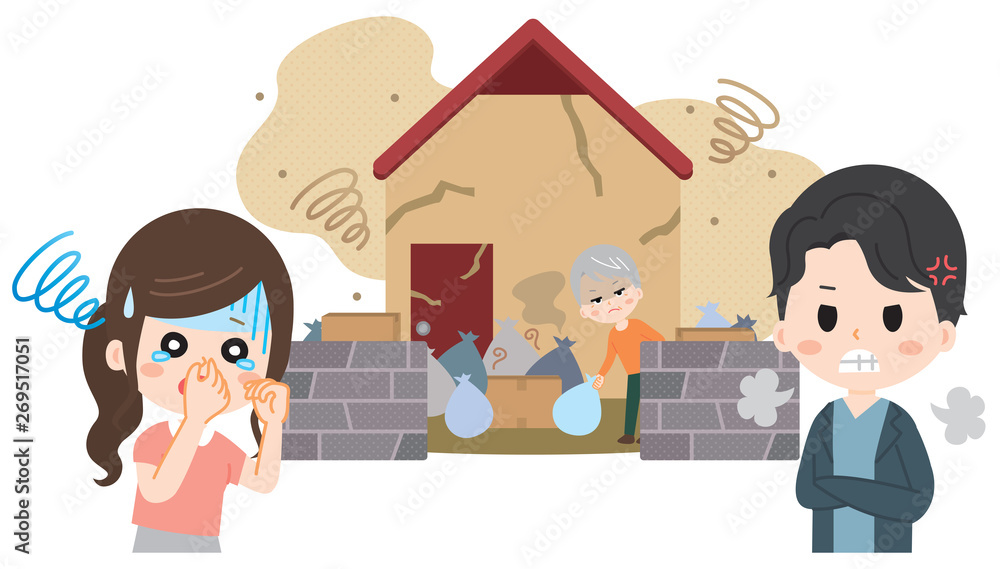 Garbage house neighborhood annoying