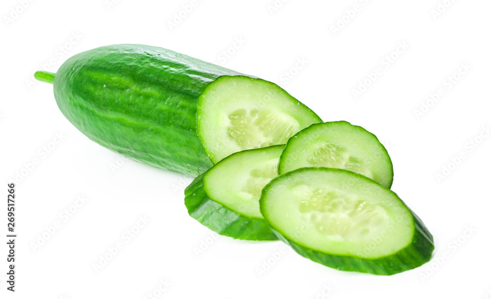Cucumber isolated on white background Cucumber isolated on white background