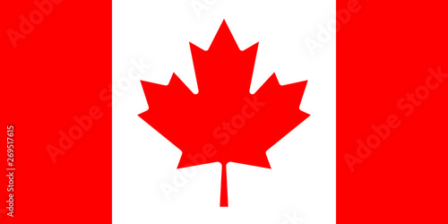 Canadian flag. mapple leaf photo