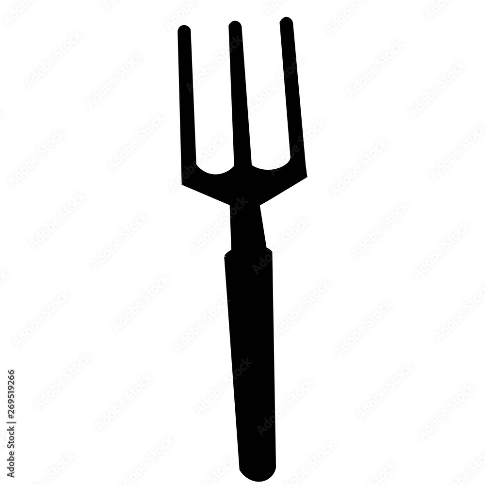 isolated, hoe, chopper for working in the garden, silhouette isolated, hoe, chopper for working in the garden, silhouette