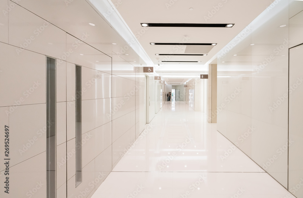 Bathroom interior space in shopping mall Bathroom interior space in shopping mall