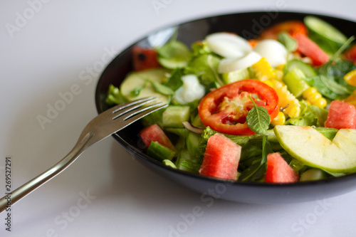 Salad close-up