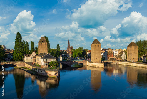 Ponts couverts in Strasbourg France