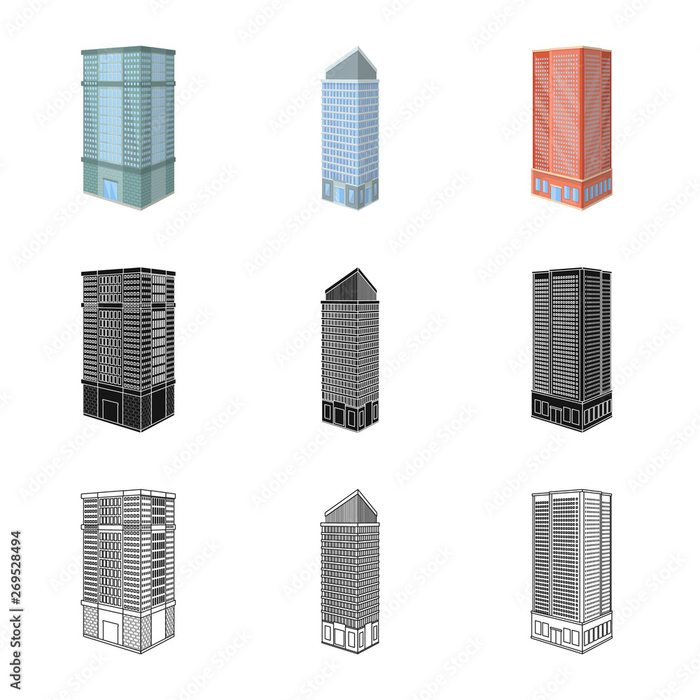 Vector design of construction and building logo. Set of construction and estate stock vector illustration. Vector design of construction and building logo. Set of construction and estate stock vector illustration.