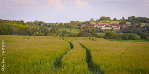 Landschaftimpression aus dem Biosphärenreservat Bliesgau im Saarland, Deutschland