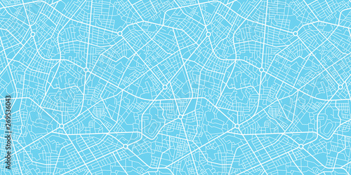 Urban vector city map seamless texture photo