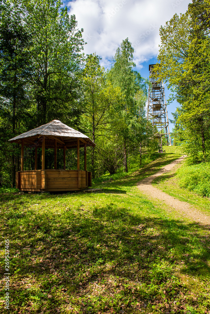 old wooden plank building structure in countryside old wooden plank building structure in countryside