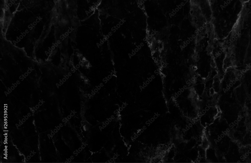 Naklejka premium Black marble
