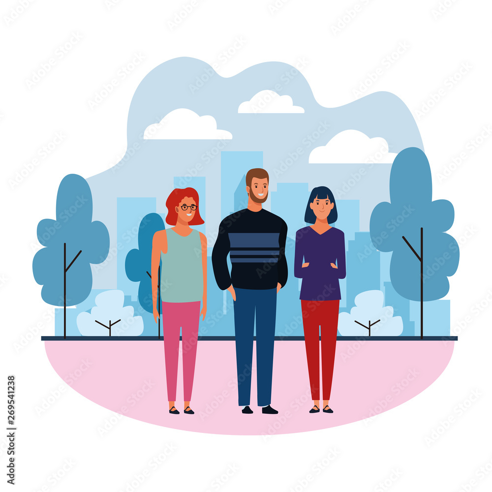 group of people avatar cartoon character group of people avatar cartoon character