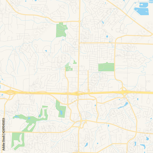 Empty vector map of O Fallon  Missouri  USA
