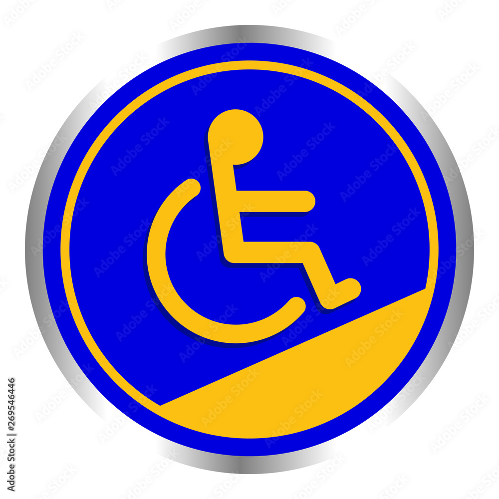 disabled signs circle frame blue colors background, sign boards for disability slope path ladder way sign badge for disabled, disabled symbol signs on blue boards template disabled signs circle frame blue colors background, sign boards for disability slope path ladder way sign badge for disabled, disabled symbol signs on blue boards template