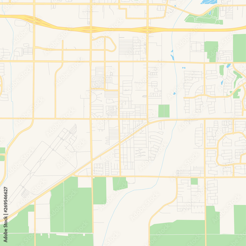 Empty vector map of Avondale, Arizona, USA