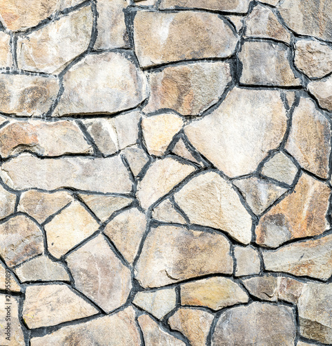 Closeup stone wall texture background.