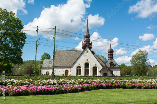 Church in Lerum,Sweden photo