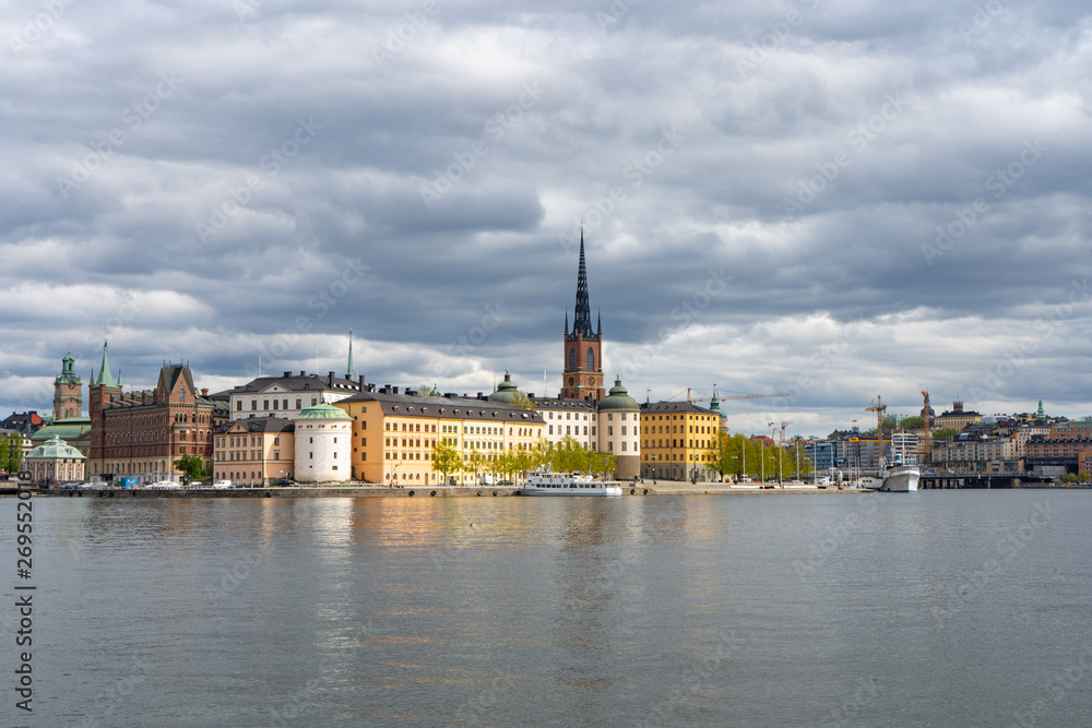 spring stockholm city from town scqaere 