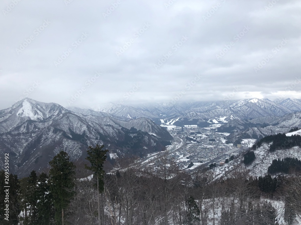 Obraz premium Snow mountain view