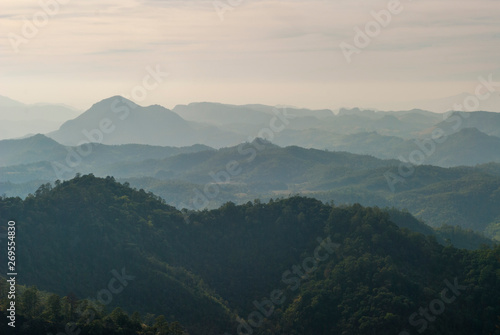 Hills scenery in northern Thailand