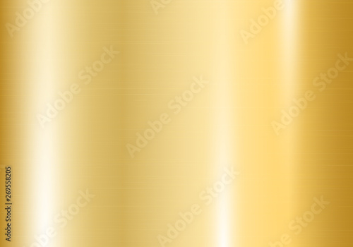 Gold polished plate