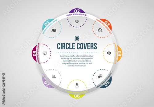 Circle 8 Covers Infographic