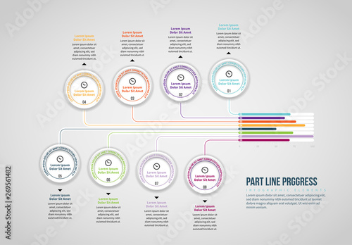 Part Line Progress Infographic