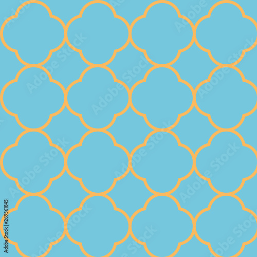 quatrefoil seamless repeat pattern design