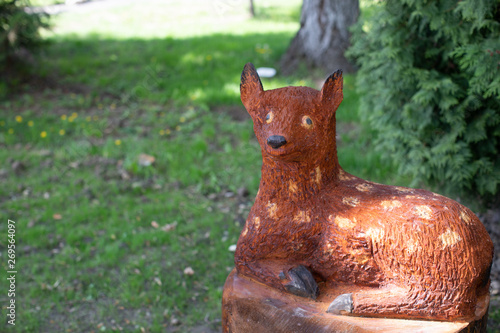 garden animals statues in Brasov Romania