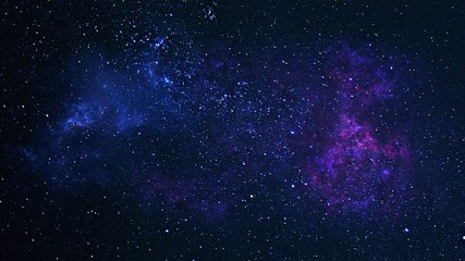 Acrylglasbilder Jugendzimmer Kosmische Wellen in farbiger Galaxie  © ธนพล สินสร้าง