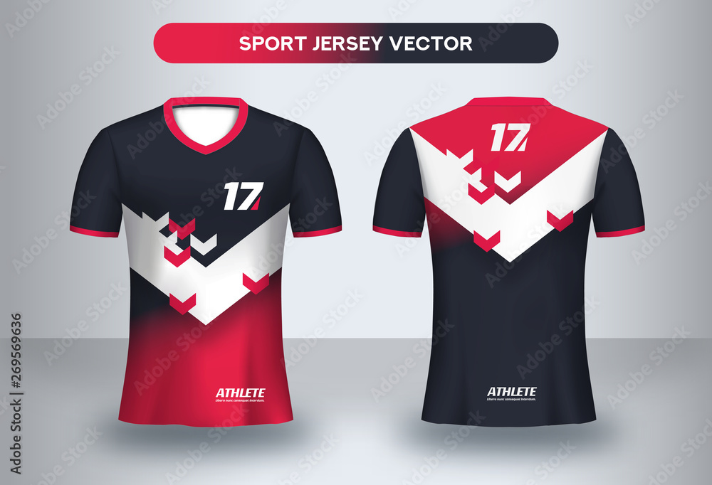 Football Jersey design template. Corporate Design, Soccer club uniform